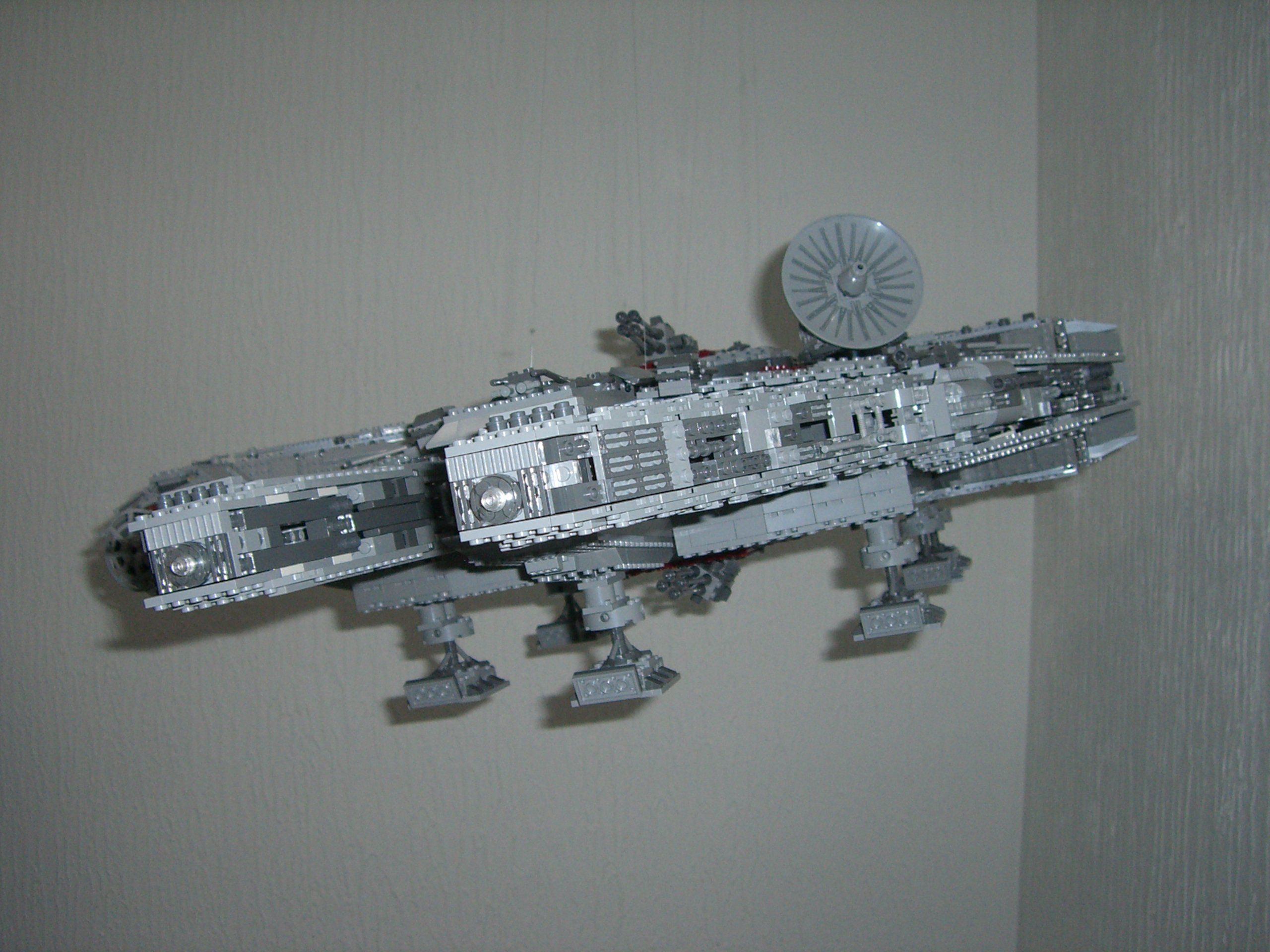 Millennium Falcon Hanging in Stairwell2